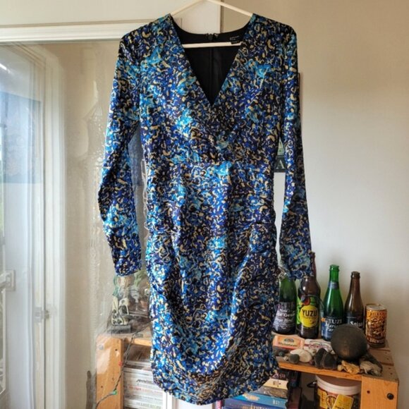 Guess by Marciano Aurora printed long sleeve dress - xs - Picture 3 of 8